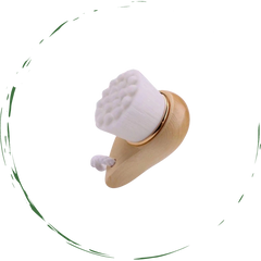 Facial Brush Bamboo Handle