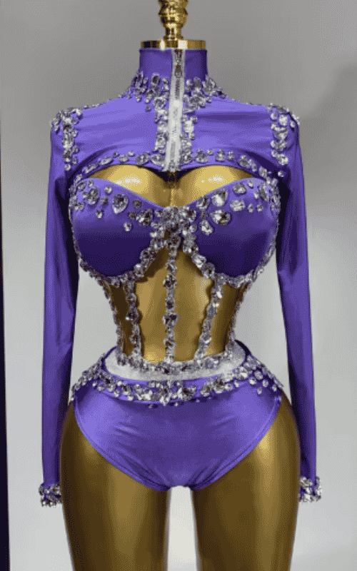 Brooke Sparkly Rhinestone Three Piece Stage Outfit