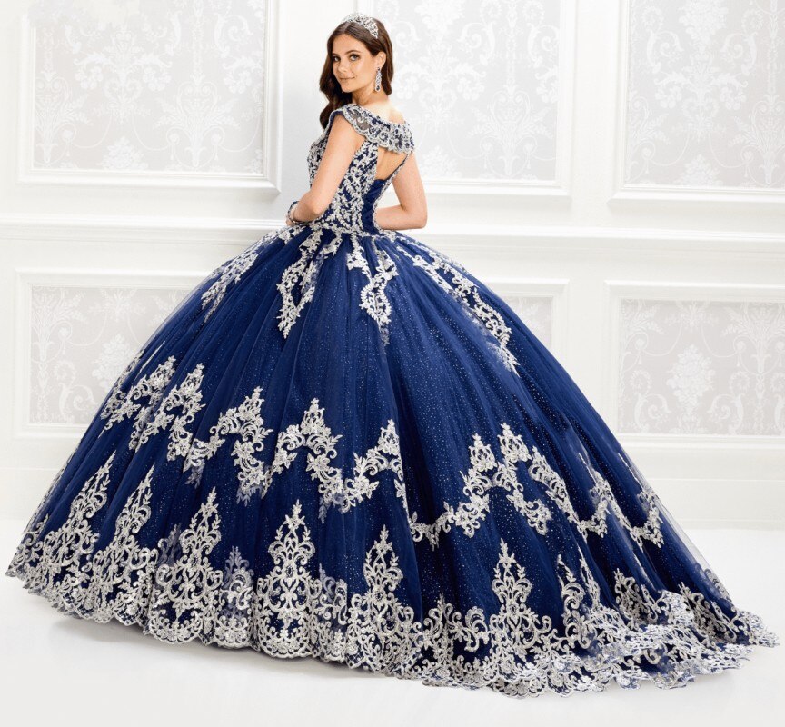 Gorgeous Navy Blue Princess Ball Quinceanera Dress