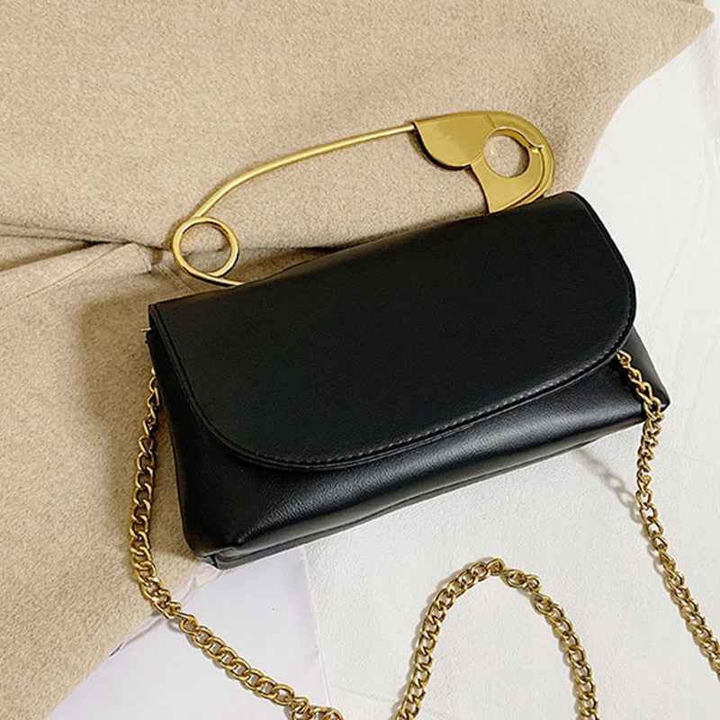 Elegant PU Leather Women Belt Patchwork Pin Chic Style
