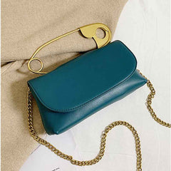 Elegant PU Leather Women Belt Patchwork Pin Chic Style