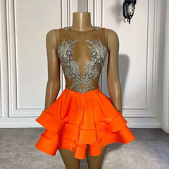 Beaded Mini Party Dress