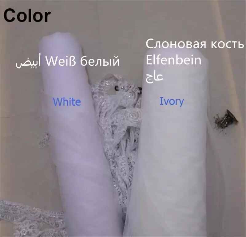 Gorgeous Lace Pearls Long Sleeves Wedding Dress