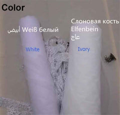 Gorgeous Lace Pearls Long Sleeves Wedding Dress