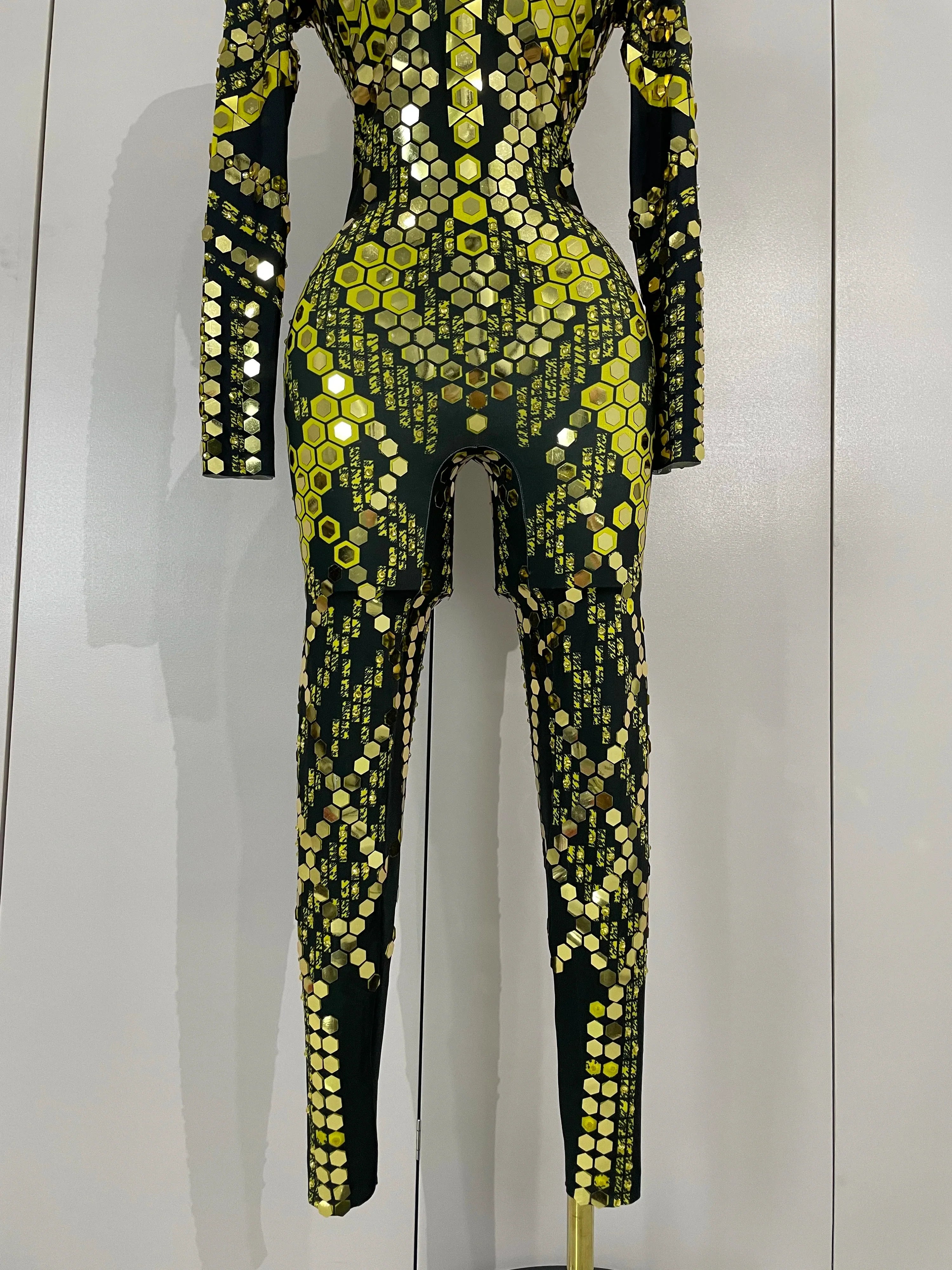 Gemini Luxury Shiny Jumpsuit