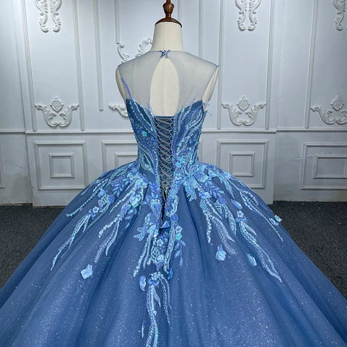 Blue Stylish Quinceañera Dress