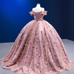 Elegant Quinceañera: Beaded Floral Gowns