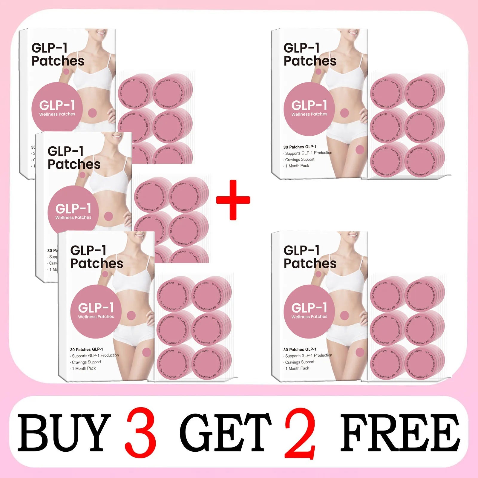2nd 30pcs GLP-1 PATCHES Original | Made from pure plants for transdermal metabolic & energy support Inhibiting food dependence