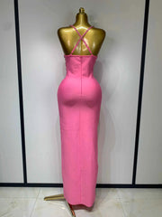 Carol Sexy Backless Sleeveless Bodycon Bandage Dress