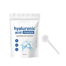 100g Hyaluronic Acid Mask Powder Spoon Hydrating Smoothing Brighten Nourish Reduced Wrinkles Repairing Skin Barrier Face Mask