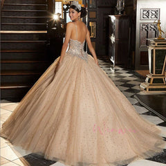 Glamorous Sleeveless Quinceañera Dress