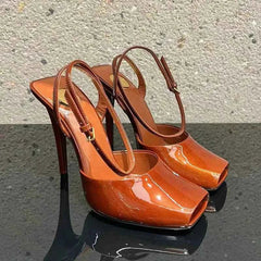 Fish-Toe High Heels Bare-Toe Fine Heels