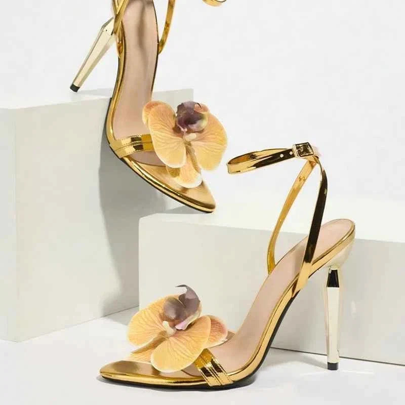 Flower High Heels