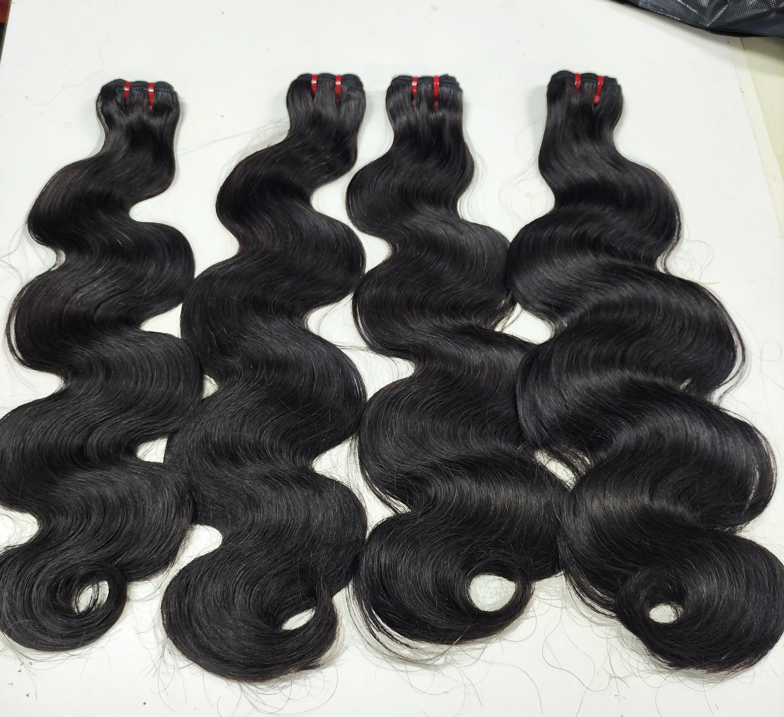 15A Raw Hair Bundles – Double Drawn 100% Human Hair Body Wave Extensions