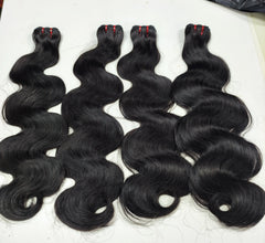15A Raw Hair Bundles – Double Drawn 100% Human Hair Body Wave Extensions