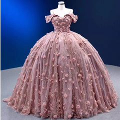 Elegant Quinceañera: Beaded Floral Gowns