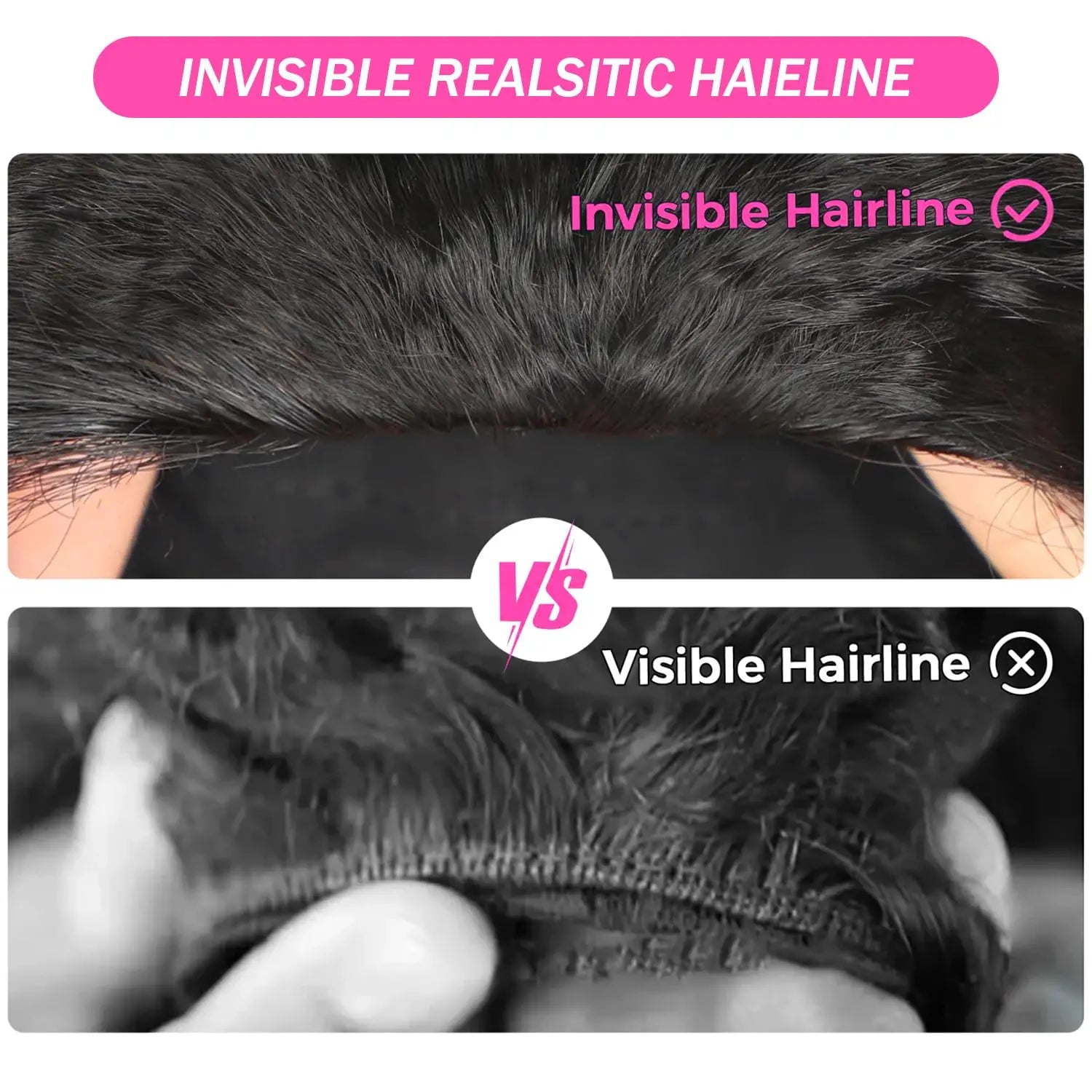 3 in 1 Half Kinky Straight Human Hair Wig – 30 Inch Wear & Go Wig, 250% Density, Drawstring Seamless Flip, No Glue No Silk