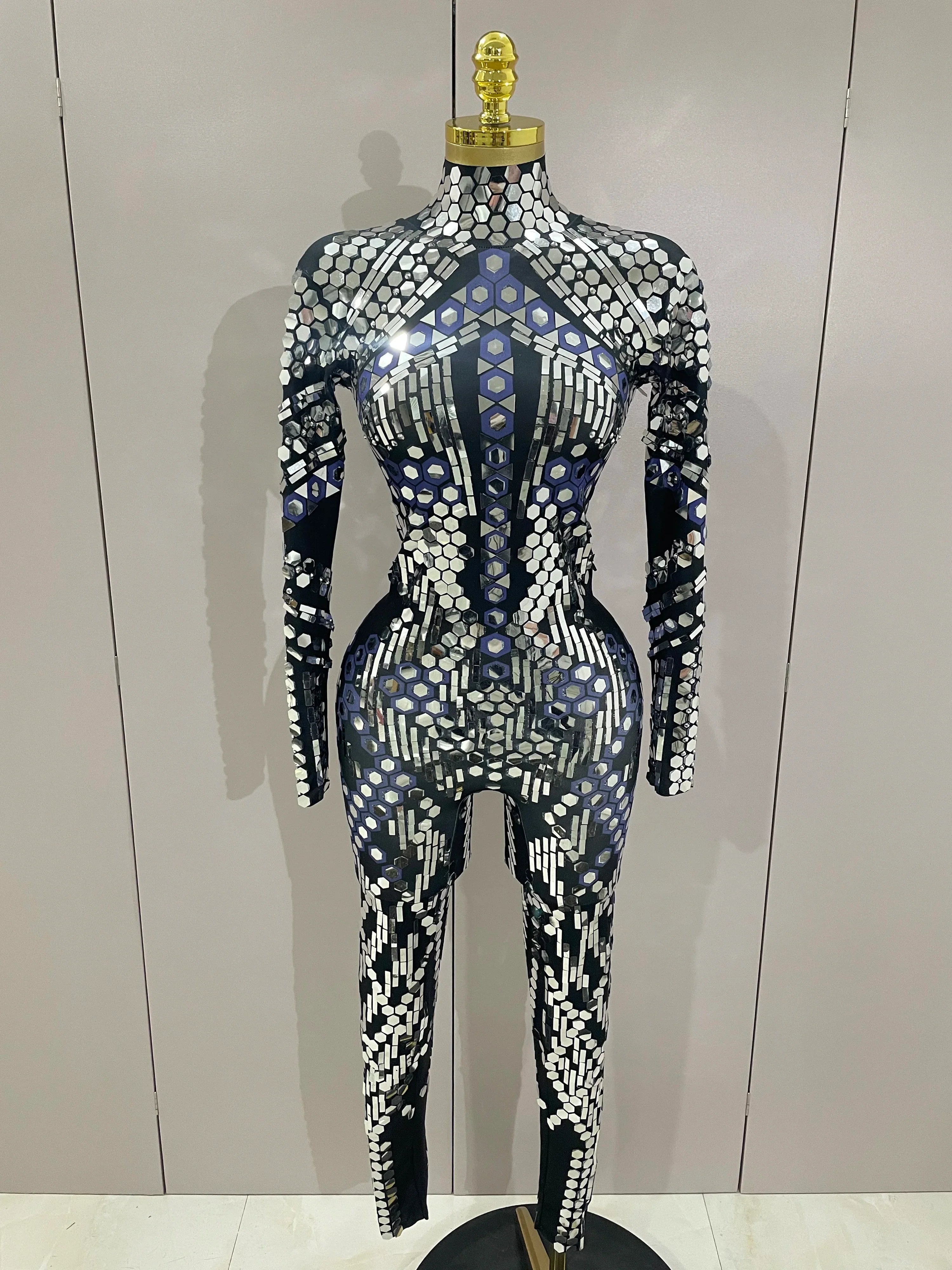 Gemini Luxury Shiny Jumpsuit