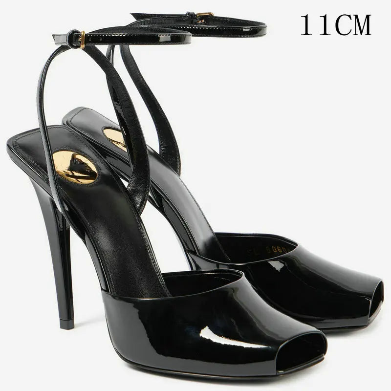 Fish-Toe High Heels Bare-Toe Fine Heels
