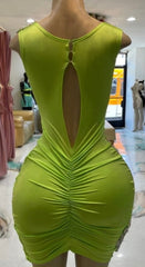 Elegant Diamond Beading Birthday Dress