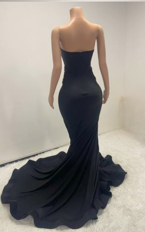 Eden Mermaid Prom Dress with Sheer Beaded Corset