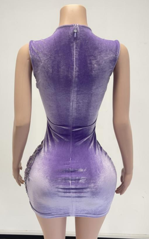 Brandy Sexy See-Through Sparkly Beaded Birthday Party Dress - Ready to Ship