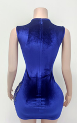 Brandy Sexy See-Through Sparkly Beaded Birthday Party Dress - Ready to Ship