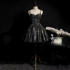 Elegant Noir: Luxury Birthday Dress