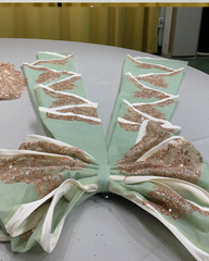 Enchanted Mint and Rose Gold Quinceañera Gown