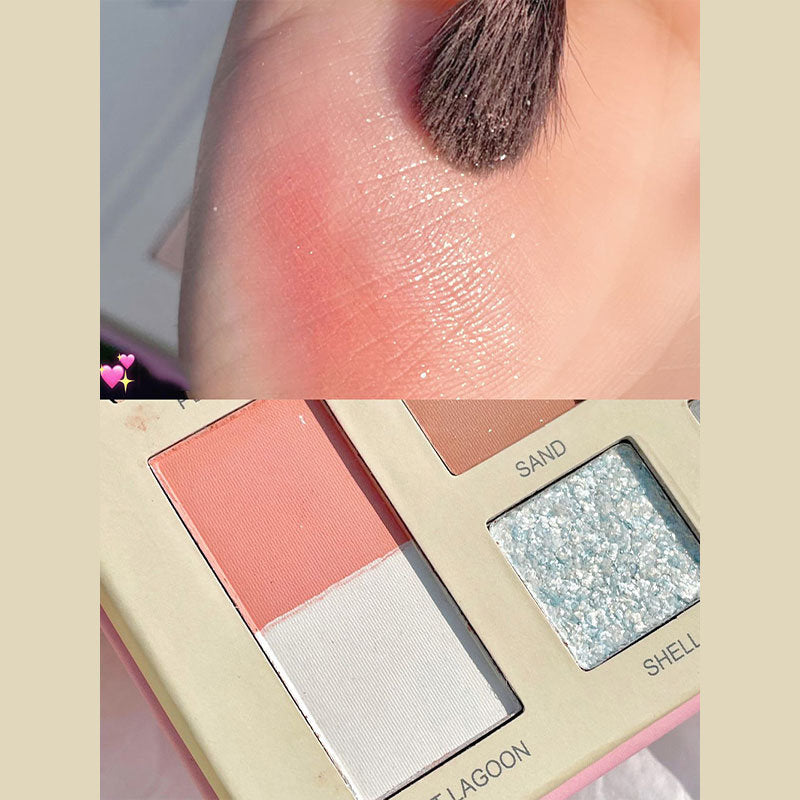 20 Colors Shiny Eyeshadow Palette Matte Rose Color Earth Eye Shadow Polarized Glitter Long Lasting Eye Makeup Cosmetic New