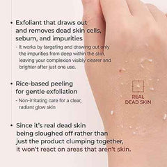 Dr.Melaxin Peel Shot Glow Black Rice Peeling Ampoule 80ml, Dead Skin Gentle Exfoliating Ampoule with Rice Water Extract, AHA BHA, Niacinamide, Daily Skin Texture Care, All Skin Types, Korean Skincare
