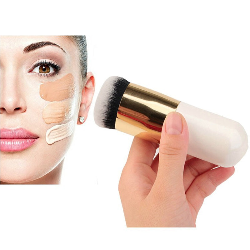 Chubby Pier Foundation Brush Flat Cream Makeup Brushes